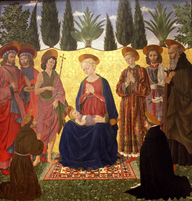 Retable of Cafaggiolo by Alesso Baldovinetti