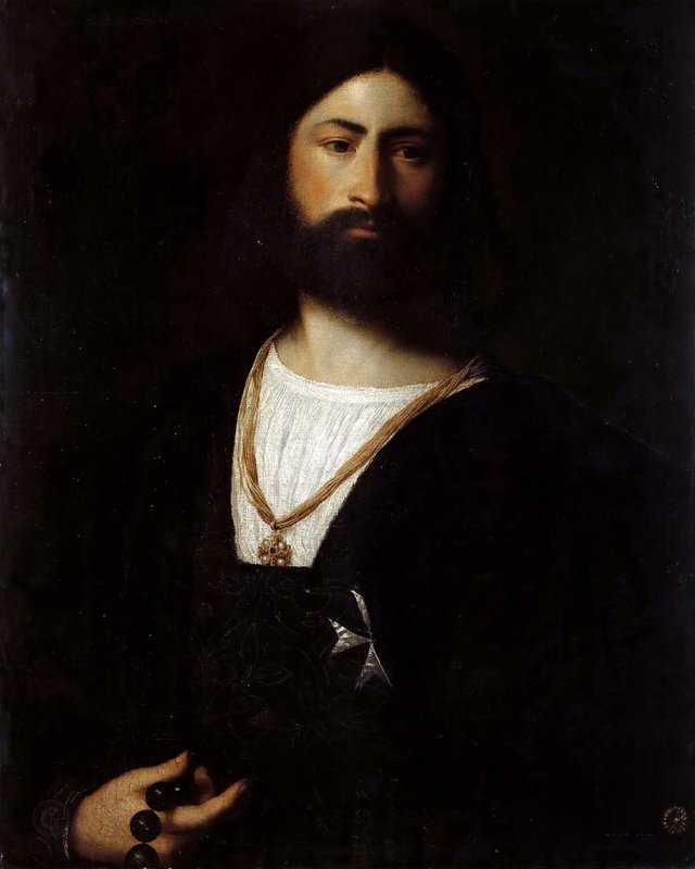 Knight of Malta by Titian