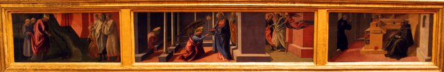 Predella of the Barbadori altarpiece by Filippo Lippi