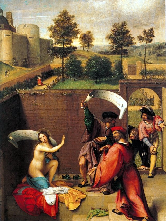 Susanna and the Elders by Lorenzo Lotto