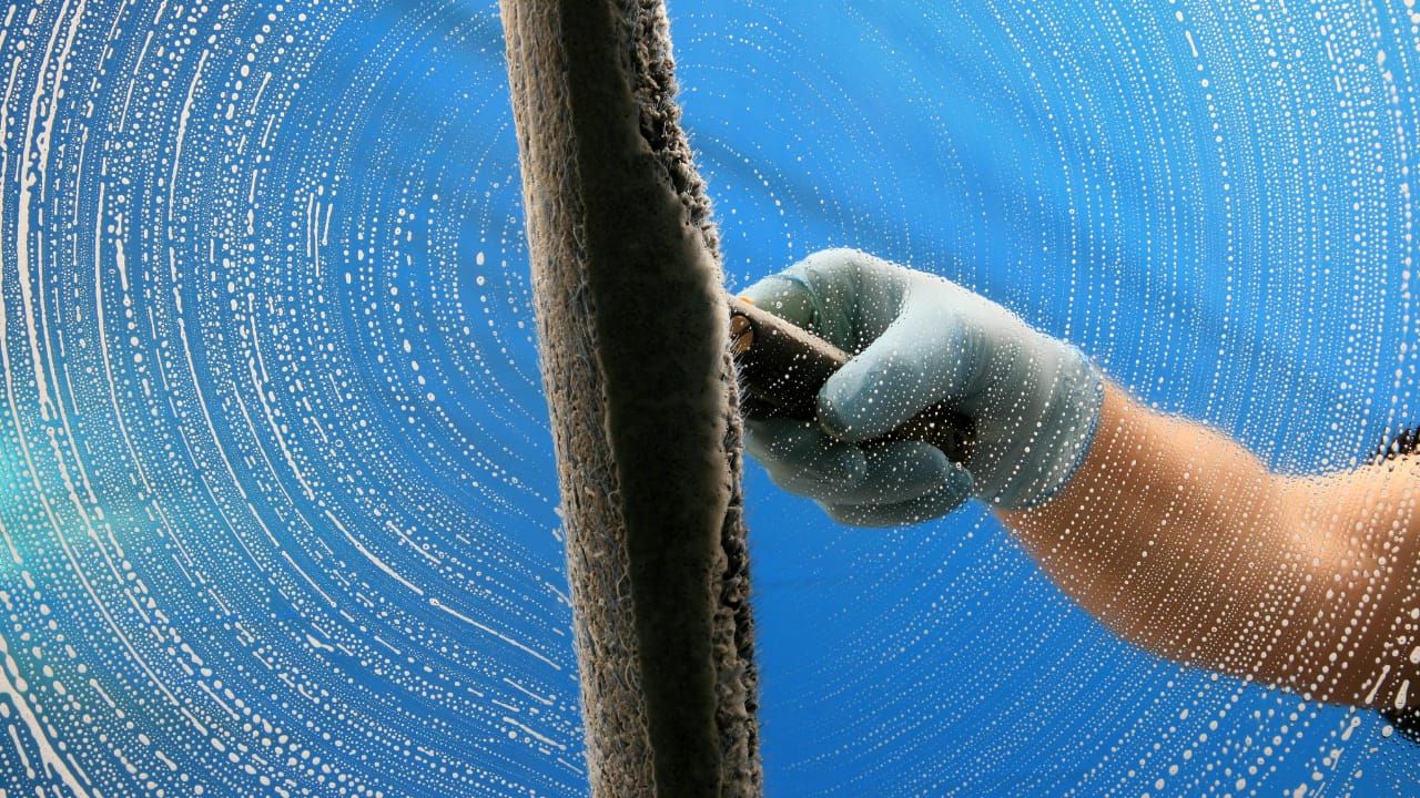 Why do my windows look smeared after cleaning?