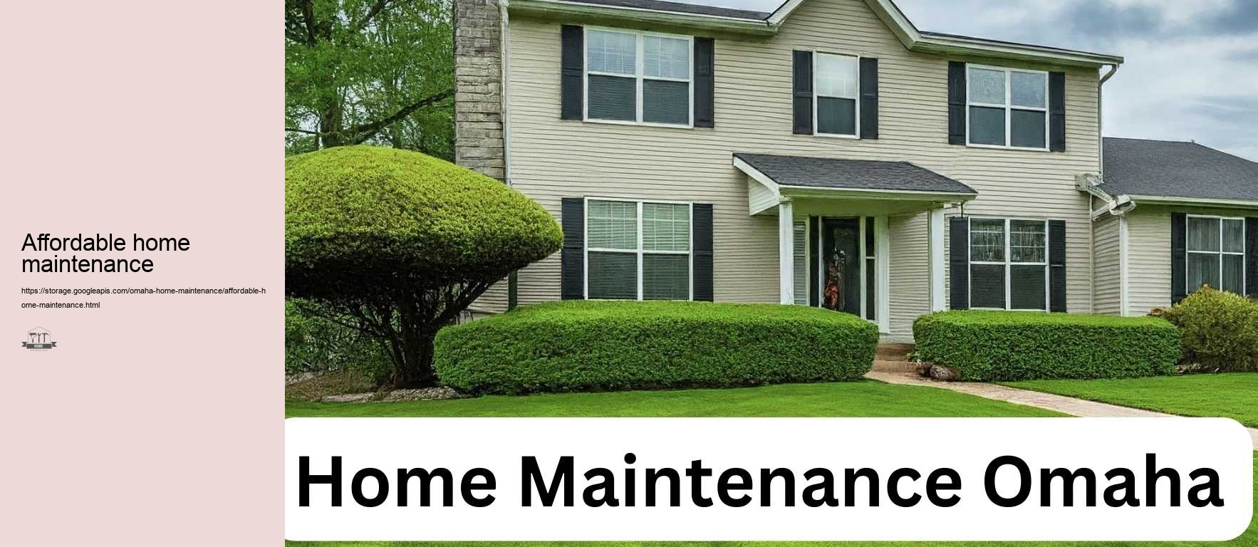 Affordable home maintenance