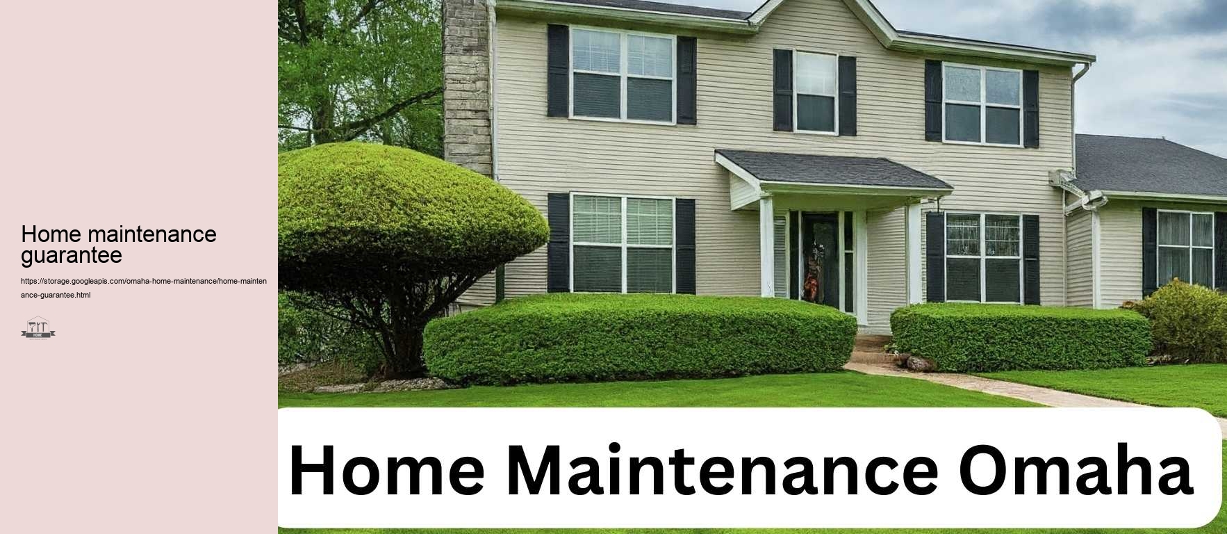 Home maintenance guarantee