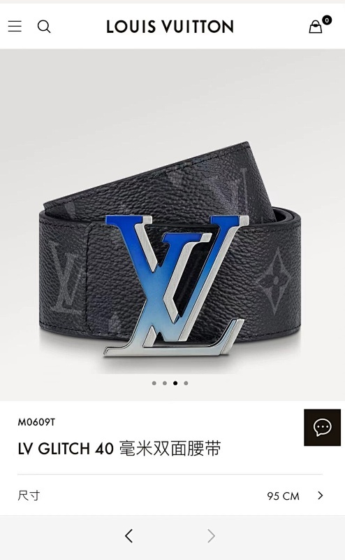 #LOUIS VUITTON 4.0CM