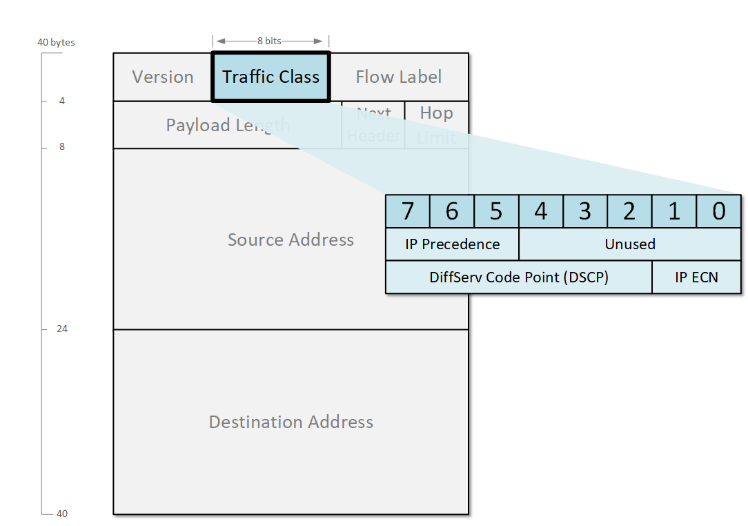Trường Lớp lưu lượng IPv6