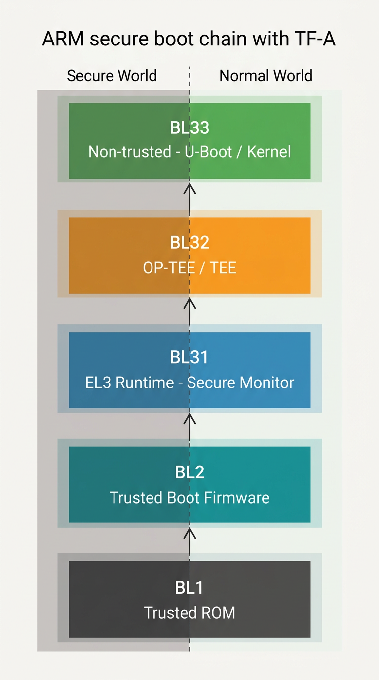 Secure boot chain TF-A