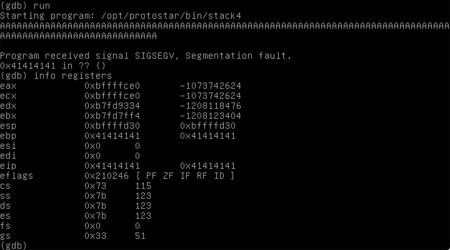 Using gdb to get more information on the program state post-segfault