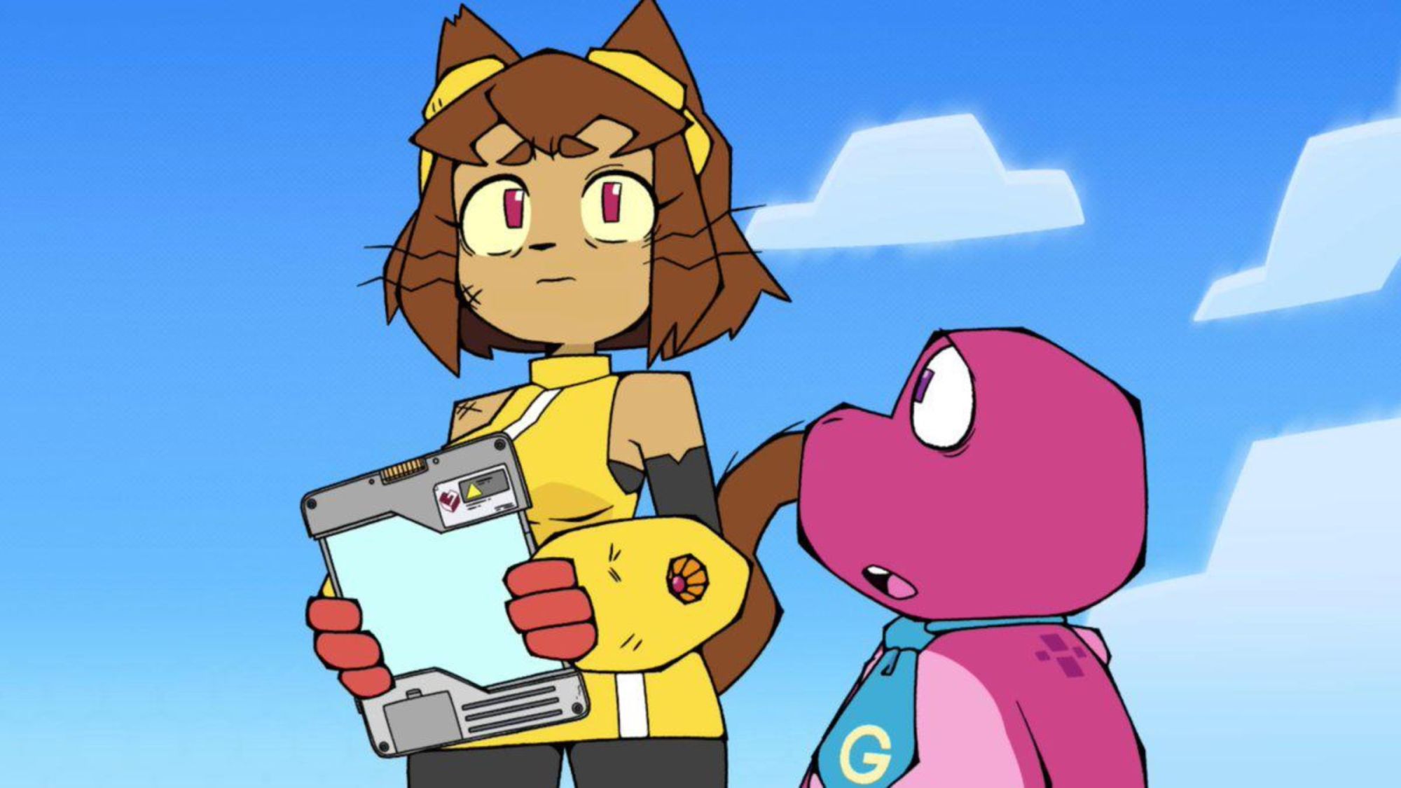 Personagens de Gameoverse em imagem de divulgação da série animada da GLITCH Productions