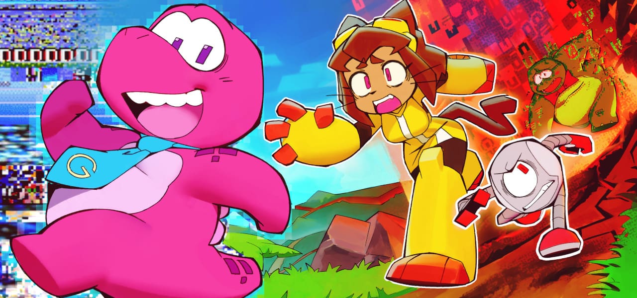 Arte de divulgação de Gameoverse, animação da GLITCH Productions, divulgada pela imprensa especializada