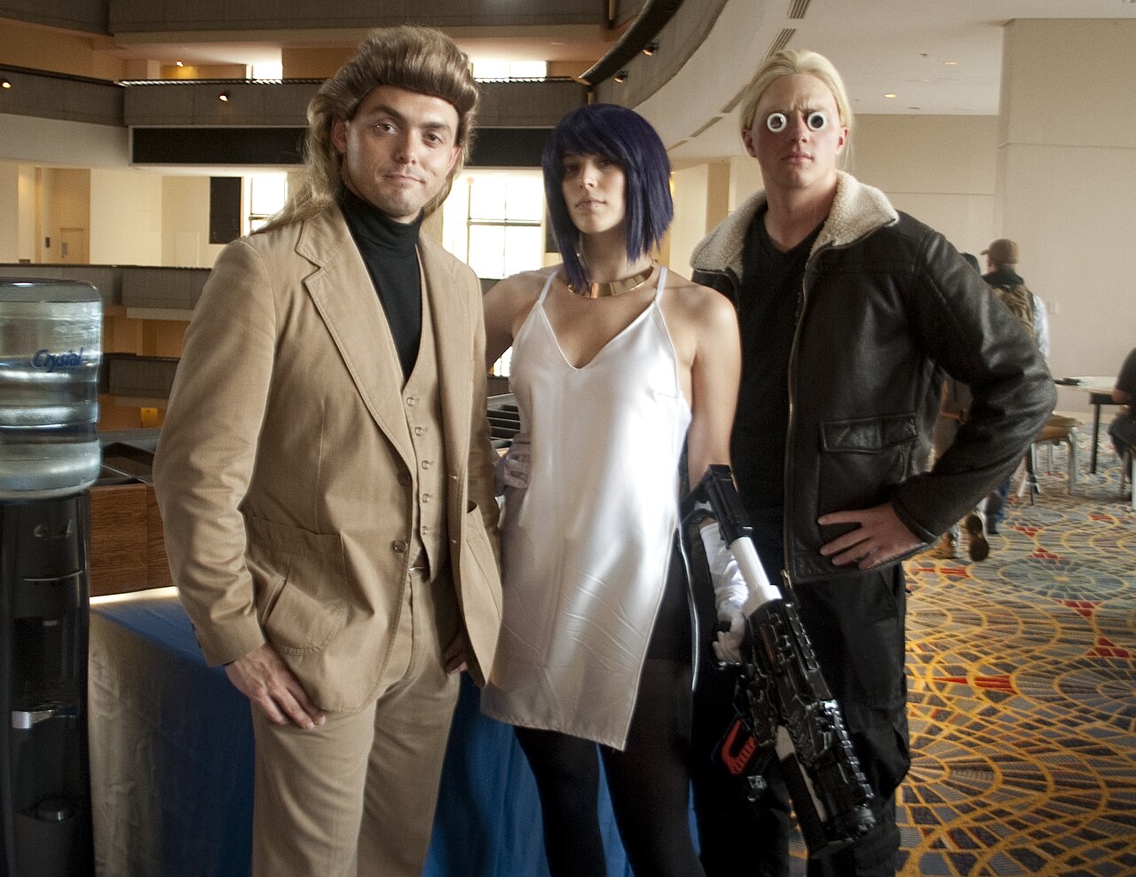 Cosplay de Ghost in the Shell na Dragon Con 2013, foto de fãs e não arte oficial do novo anime