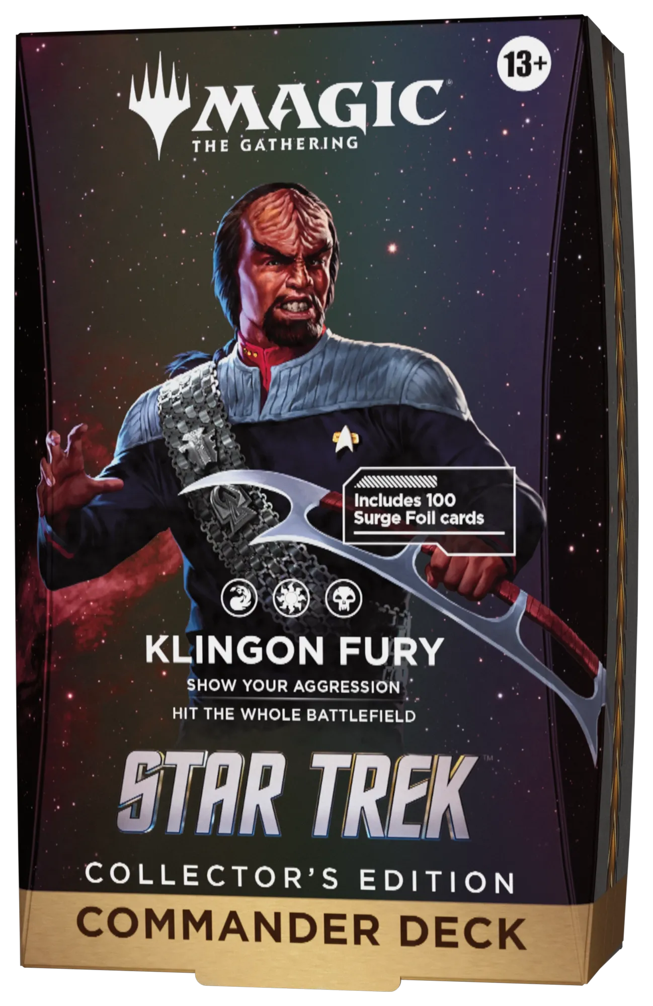 Carta ilustrada em formato vertical da coleção de Star Trek em Magic: The Gathering