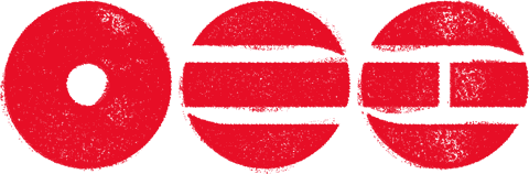 Logotipo ARIRANG em vermelho sobre fundo transparente, usado na divulgação da loja pop-up do BTS em São Paulo