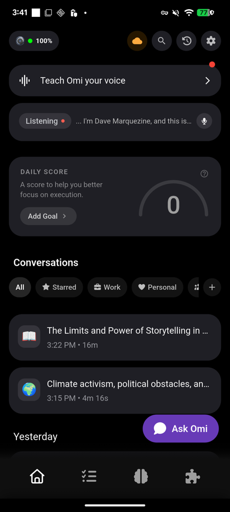 Home with both conversations