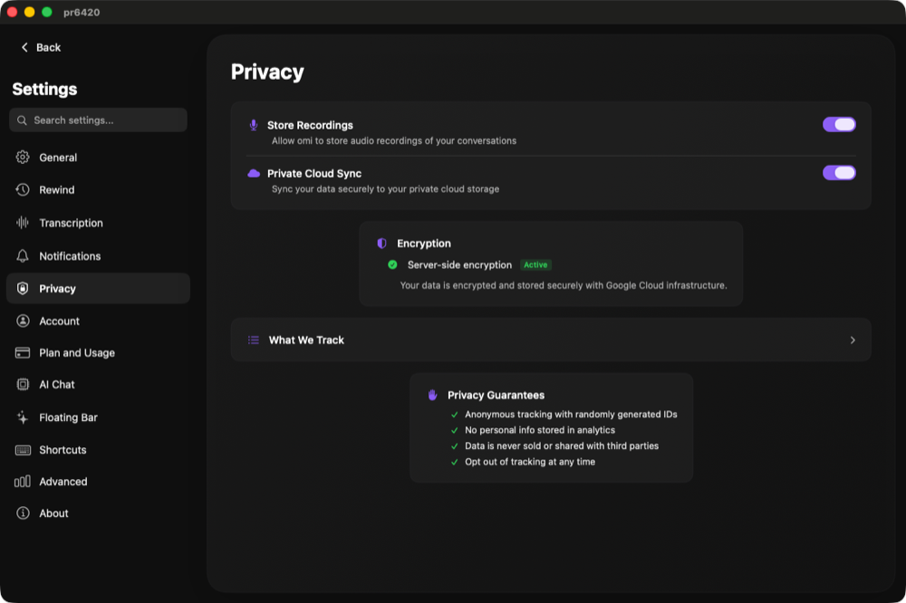 Privacy