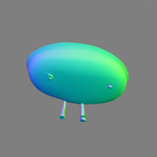 Generated Surface Normals NVS view 5