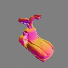 Surface normals modality generation