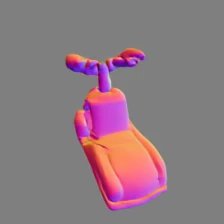 Surface normals novel view 1