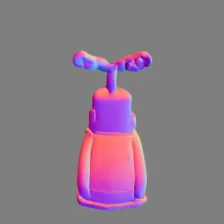 Surface normals novel view 2