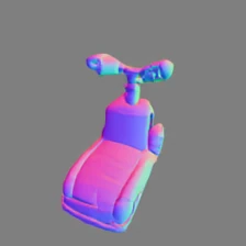 Surface normals novel view 3