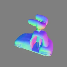Surface normals novel view 7