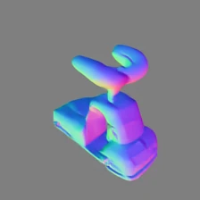 Surface normals novel view 8