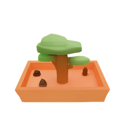 Textured 3DGS from Mesh and the autumnwarm palette
