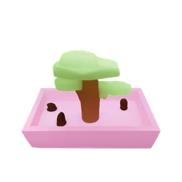 Textured 3DGS from Mesh and the cherryblossom palette