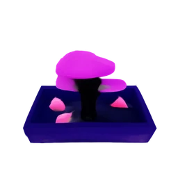 Textured 3DGS from Mesh and the darkviolet palette