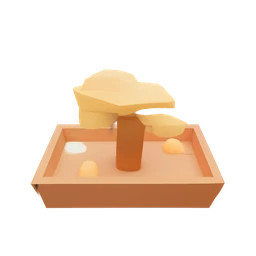 Textured 3DGS from UDF and the autumnwarm palette