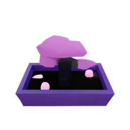Textured 3DGS from UDF and the darkviolet palette