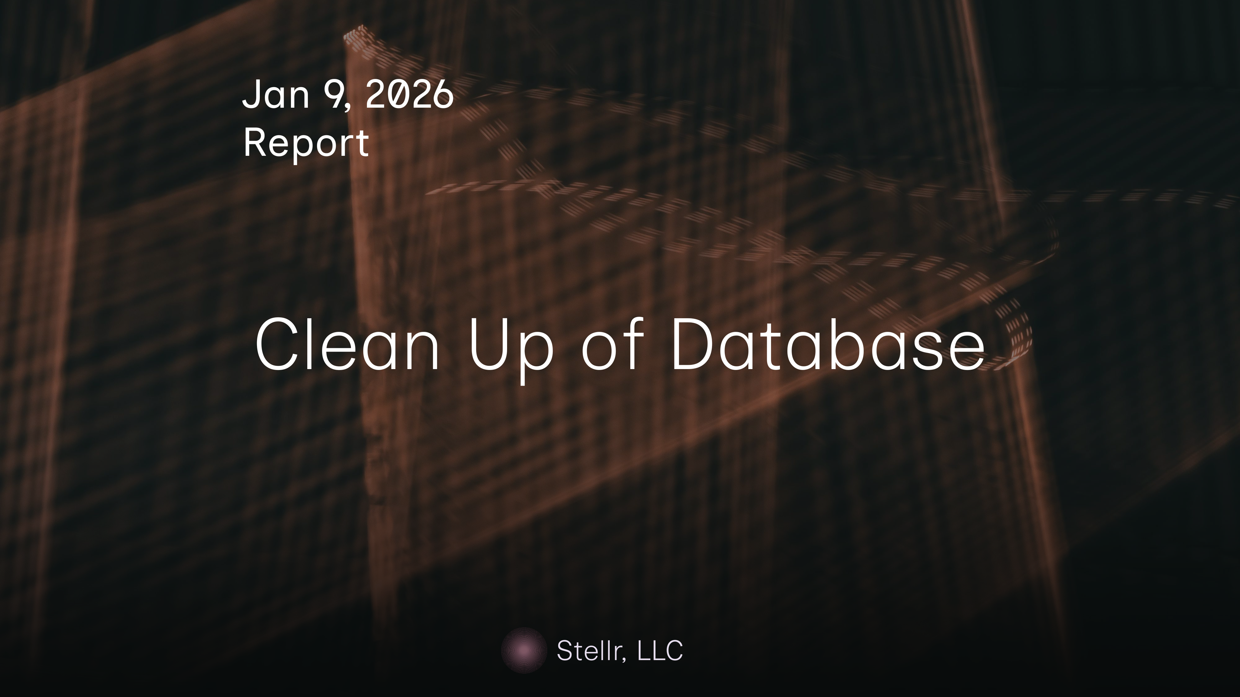 Database Sweep
