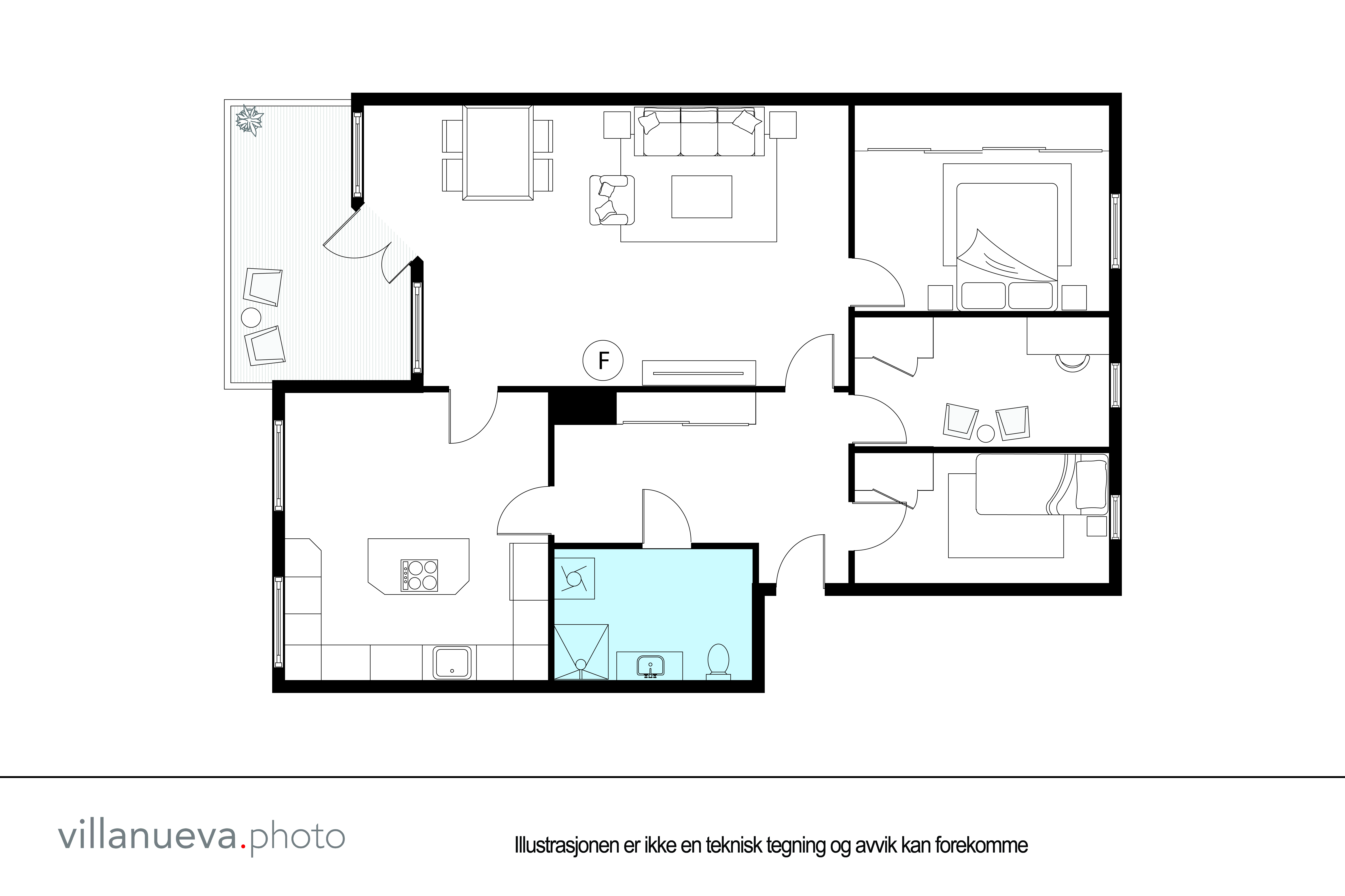 Floorplan Årvollia 5, Anders+