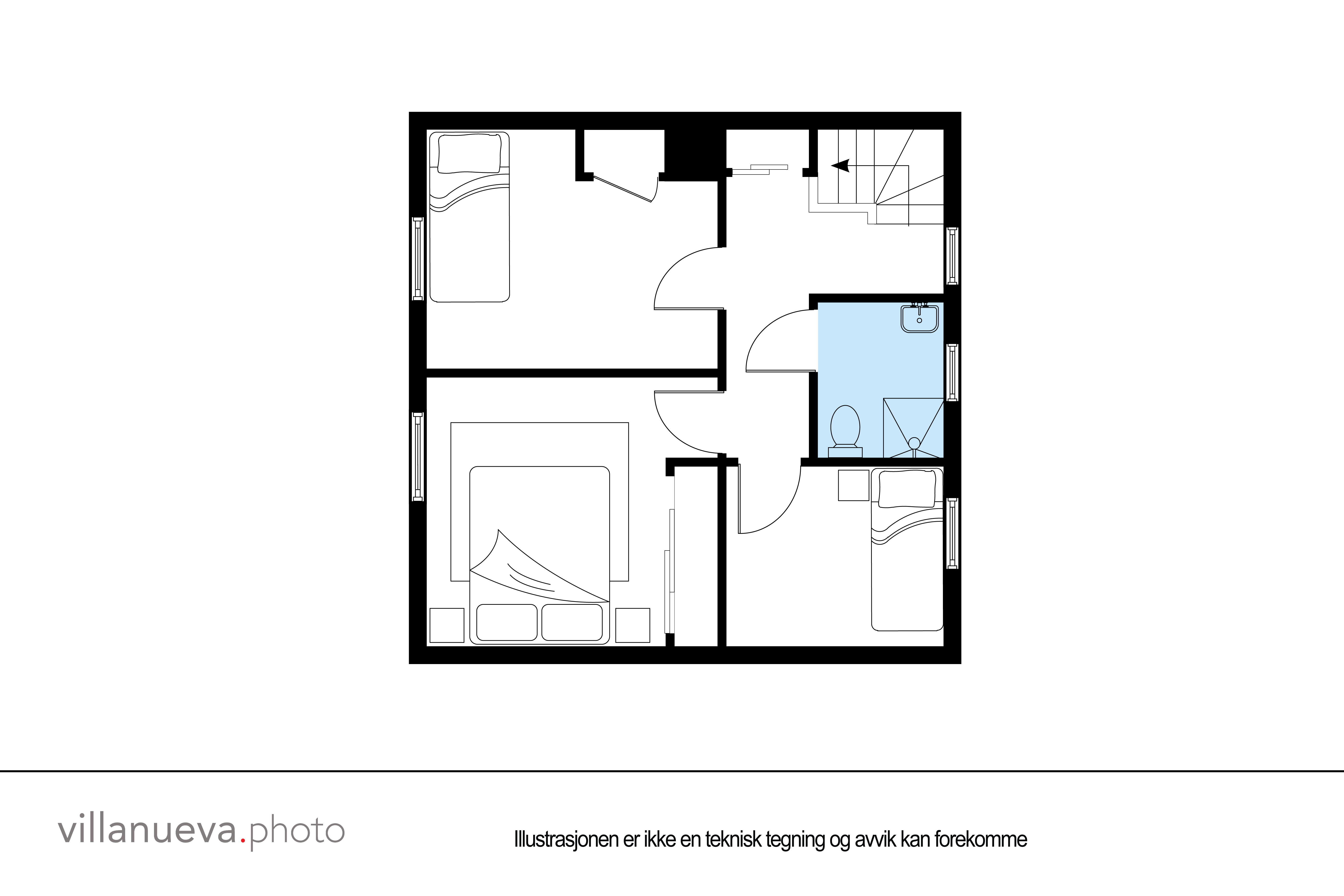 Floorplan Heggesnaret 1A-3