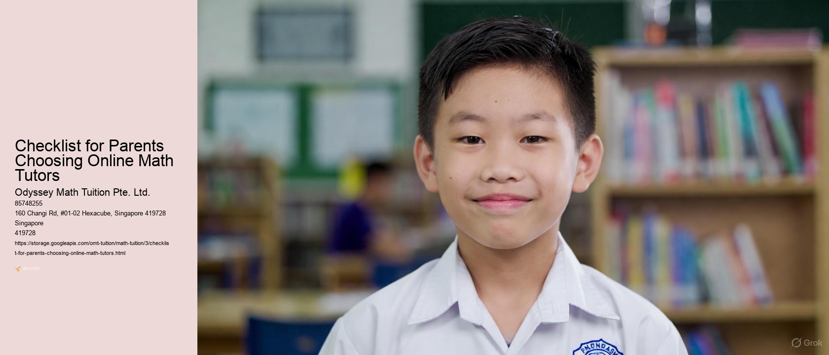 Checklist for Parents Choosing Online Math Tutors