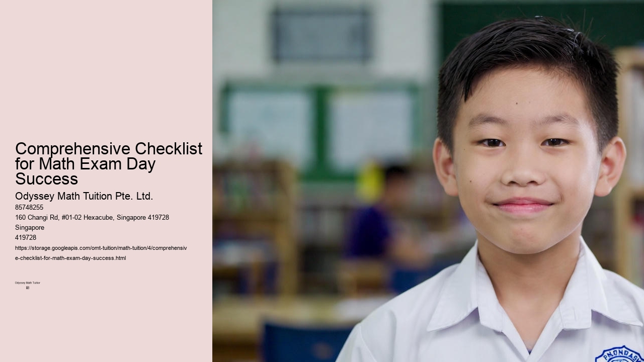 Comprehensive Checklist for Math Exam Day Success