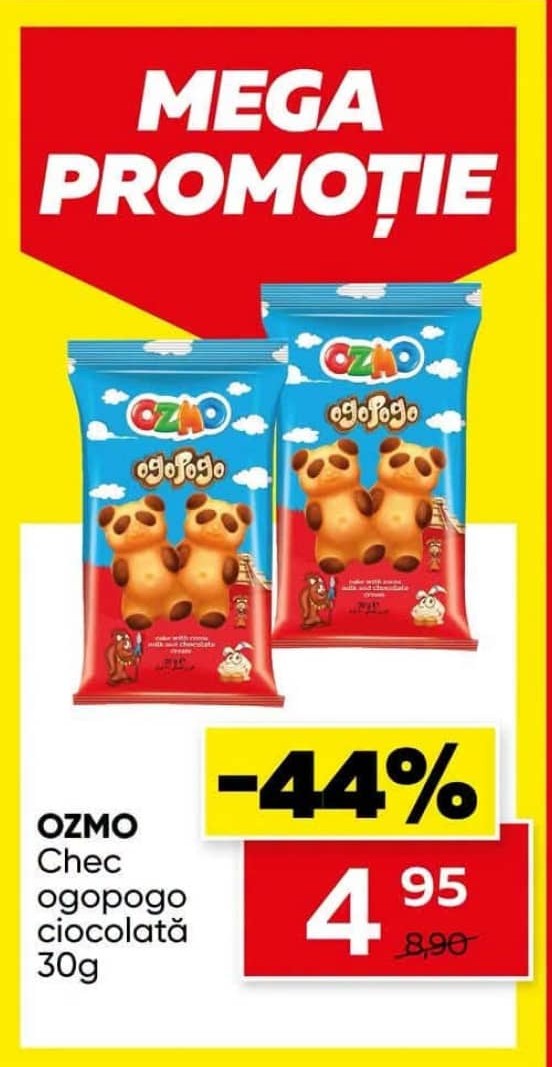 OZMO Chec ogopogo ciocolată 30g