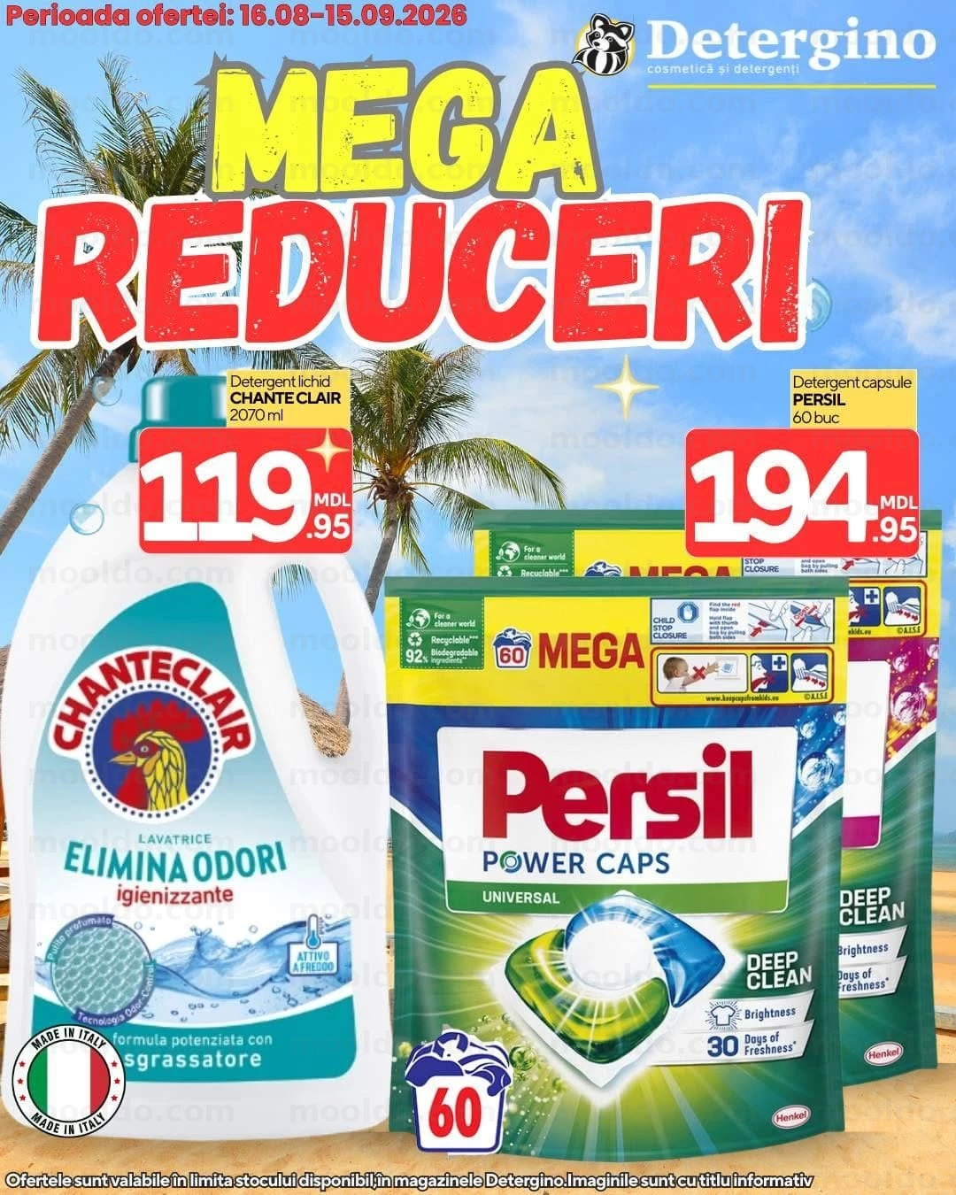 Oferte de neratat la Detergino
