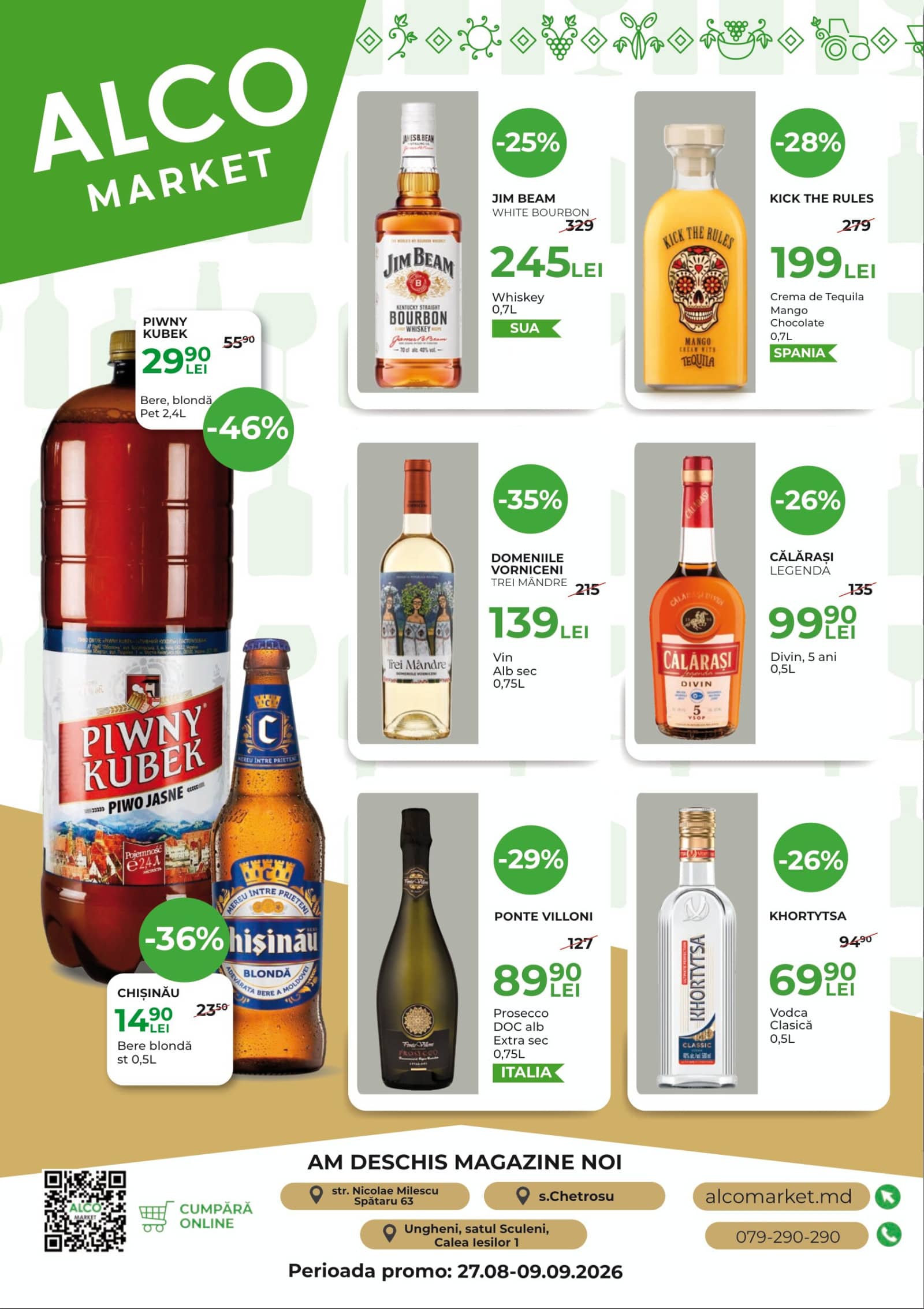 Weekend cu reduceri la AlcoMarket