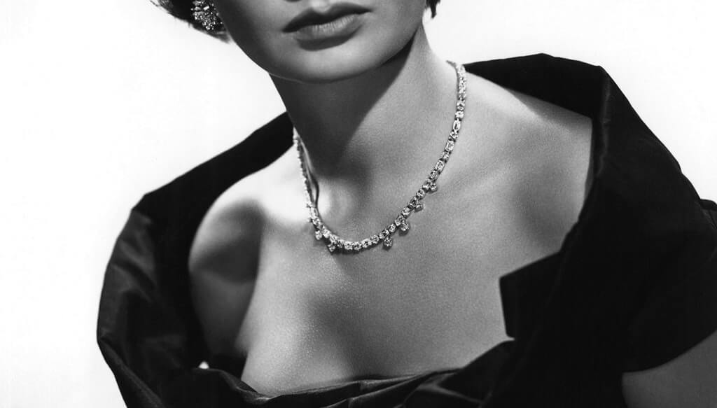 Actrice Année 50 Robe Noire