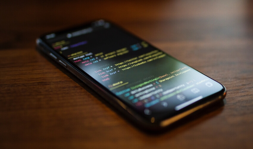 Création Application Web Code Smartphone