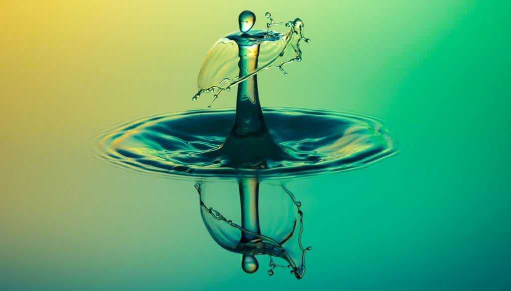 Reflection Goutte Eau