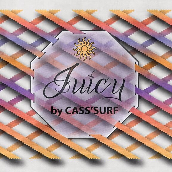 Impression Textile Blanc Juicy Logo Design
