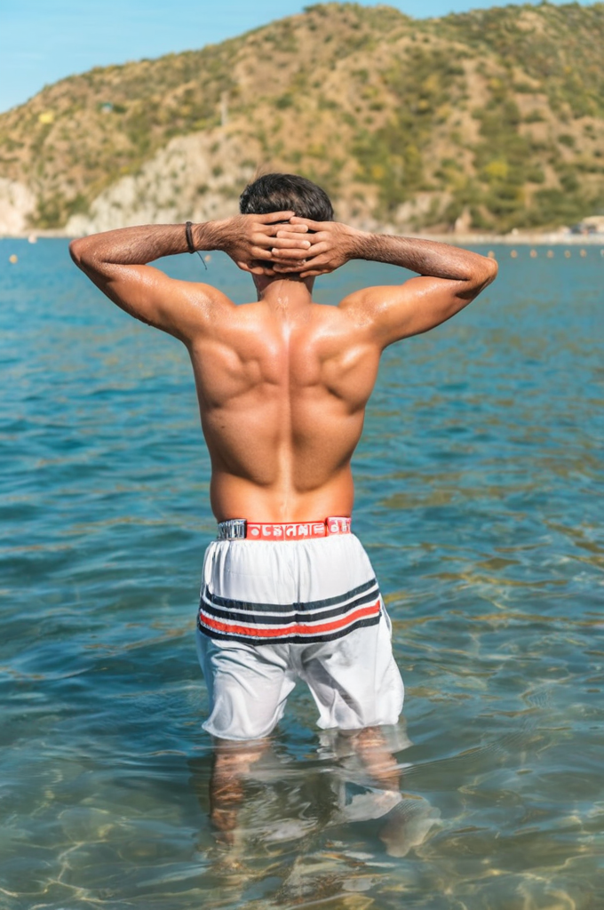 After: Back edit at Muscular intensity