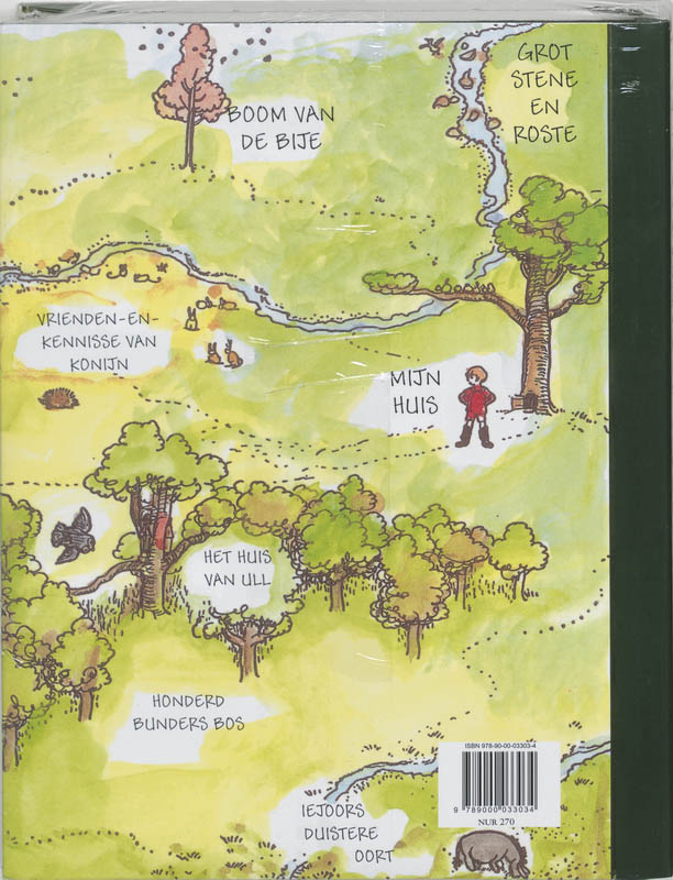 Achterkant van Winnie de Poeh