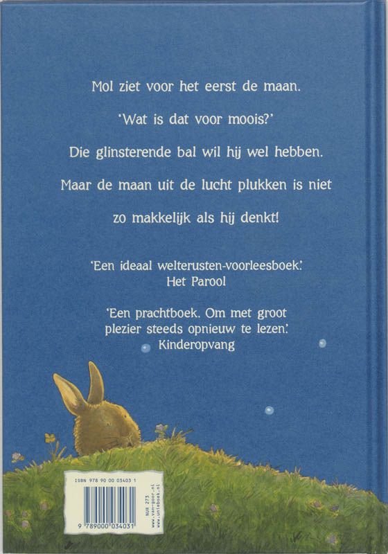 Achterkant van Ik wil de maan