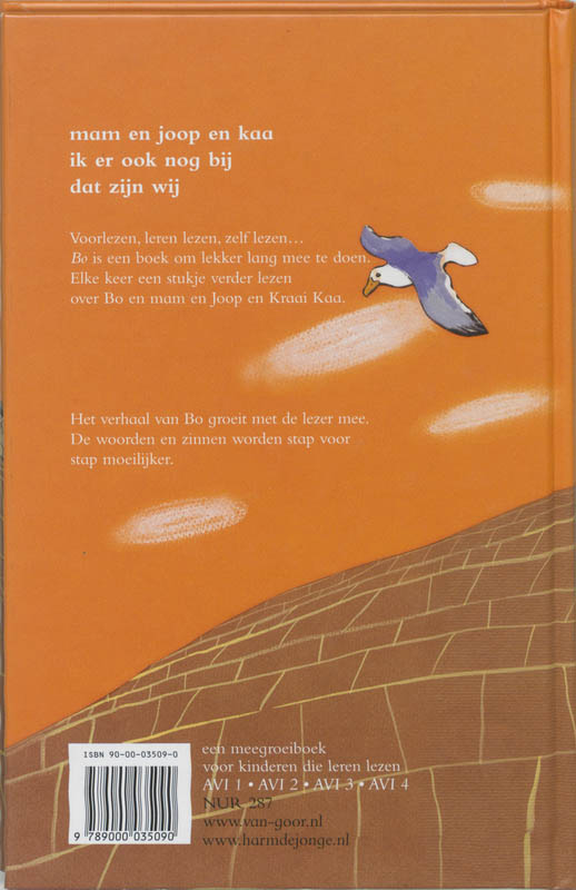 Achterkant van Bo