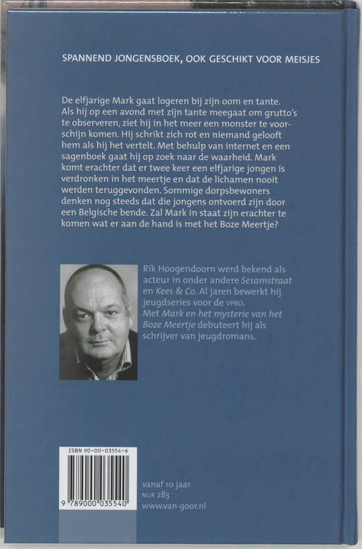 Achterkant van Mark en het mysterie van het Boze meertje