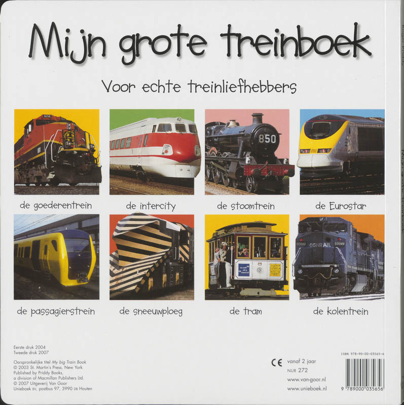 Achterkant van Mijn grote treinboek