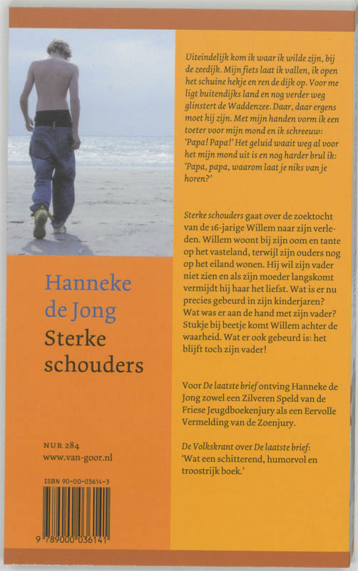 Achterkant van Sterke schouders