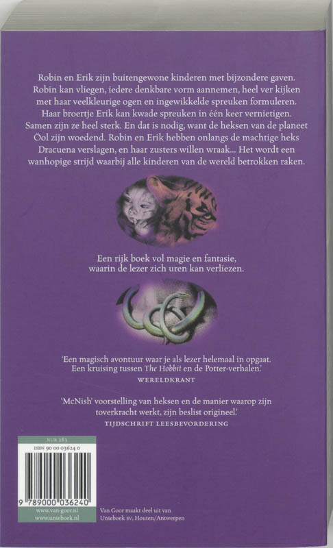 Achterkant van De doemspreuk-trilogie